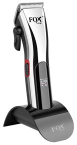 Akumulátorový strojek na vlasy Fox Tango - stříbrný